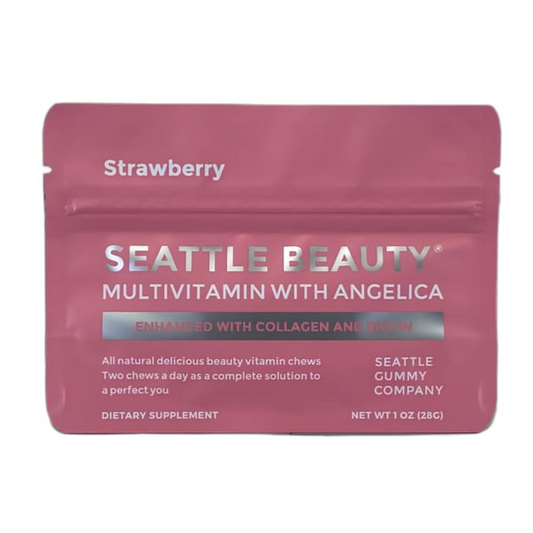 Strawberry Beauty Multivitamin with Angelica Gummies